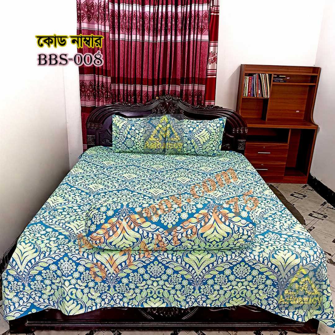 Premium,Quality,100%,Twill,Cotton,Bed,Sheet,With,Two,Covers,Panel,Twill,Tuwel,AC,Home,Tex,Digital,Home,Text,Bed,Sheets,Premium,Quality,panel,bed,sheet,king,Double,size,bed,sheet,বেডশীট,বিছানার,চাদর