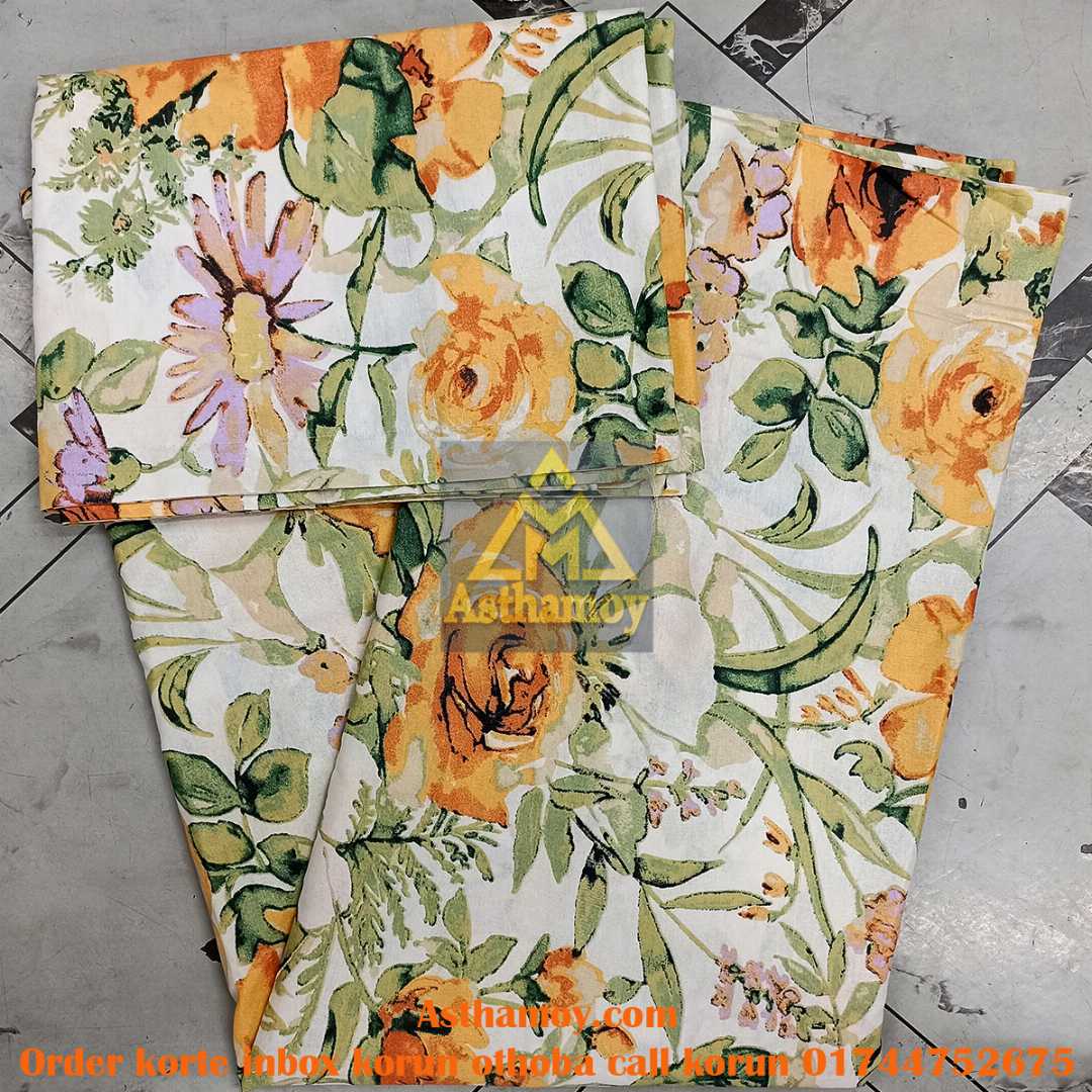 AC,HOME,TEX,King,Size,Bed,Sheet,with,Two,Pillow,Covers,Premium,Quality,100%,Twill,Cotton,Panel,Twill,Tuwel,Digital,Home,Text,Bed,Sheets,Premium,Quality,Double,size,bed,sheet,বেডশীট,বিছানার,চাদর