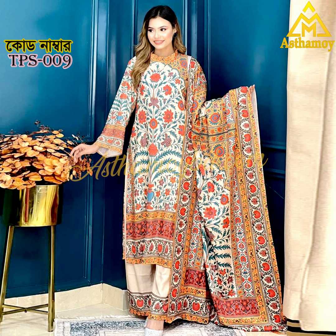 Digital,Printed,3,Piece,Set,Dress,For,Womens,Three,piece,3piece,unstitched,Party,Wear,Sarara,Sharara,Traditional,Fashion,Clothing,shalwar,kameez,arrivals,printed,kurti,শারারা,থ্রি-পিস,ড্রেস,Kamij