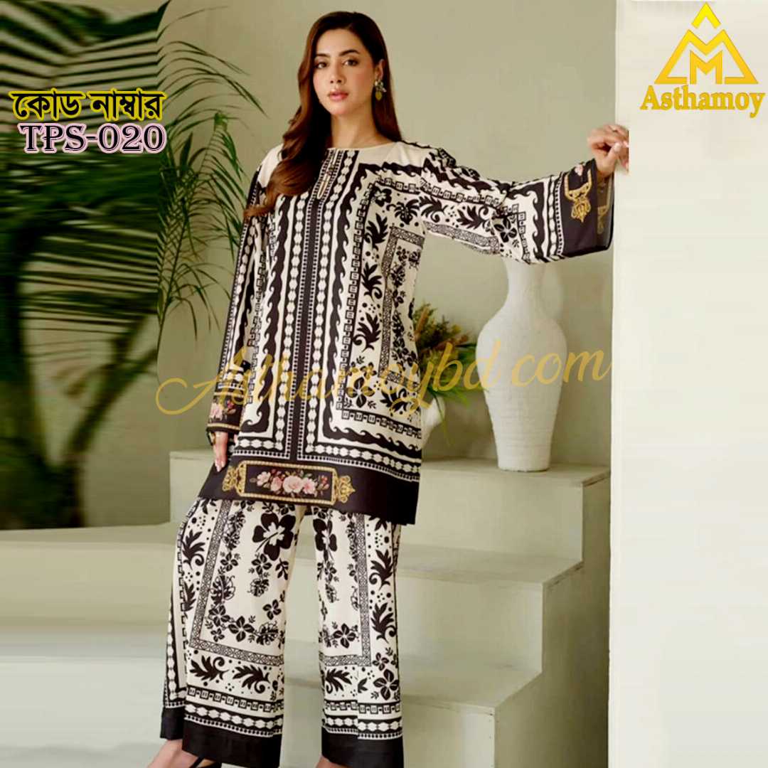 Digital,Printer,2,Piece,Set,Dress,For,Womens,Three,piece,3piece,unstitched,Party,Wear,Sarara,Sharara,Traditional,Fashion,Clothing,shalwar,kameez,arrivals,printed,kurti,শারারা,থ্রি-পিস,ড্রেস,Kamij