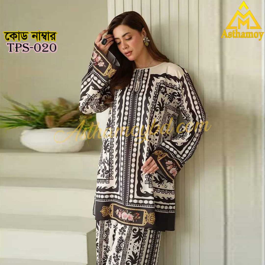 Digital,Printer,2,Piece,Set,Dress,For,Womens,Three,piece,3piece,unstitched,Party,Wear,Sarara,Sharara,Traditional,Fashion,Clothing,shalwar,kameez,arrivals,printed,kurti,শারারা,থ্রি-পিস,ড্রেস,Kamij