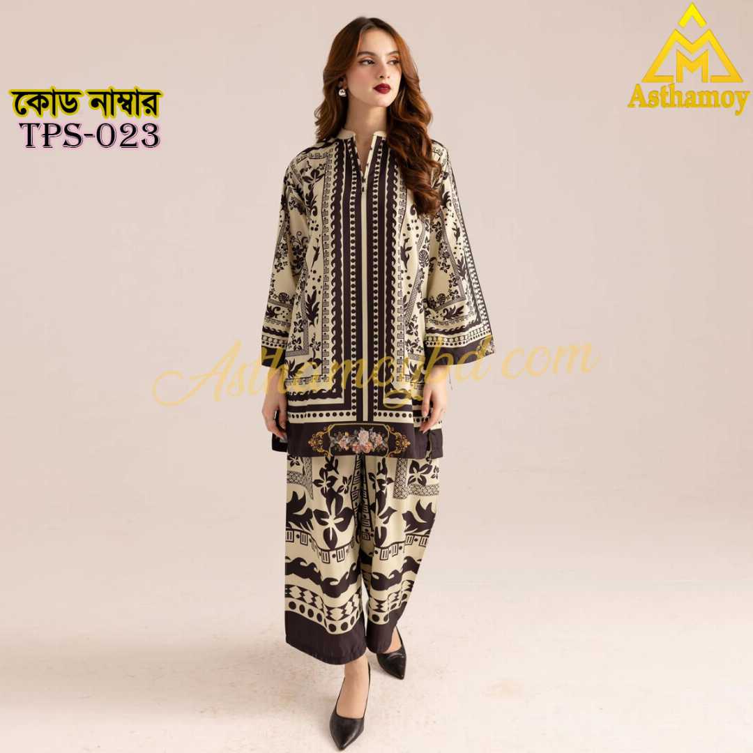 Digital,Printer,2,Piece,Set,Dress,For,Womens,Three,piece,3piece,unstitched,Party,Wear,Sarara,Sharara,Traditional,Fashion,Clothing,shalwar,kameez,arrivals,printed,kurti,শারারা,থ্রি-পিস,ড্রেস,Kamij