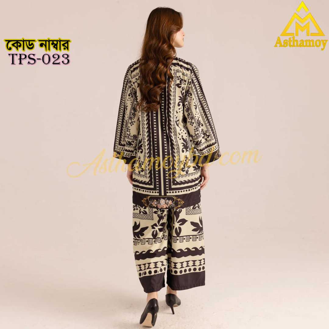 Digital,Printer,2,Piece,Set,Dress,For,Womens,Three,piece,3piece,unstitched,Party,Wear,Sarara,Sharara,Traditional,Fashion,Clothing,shalwar,kameez,arrivals,printed,kurti,শারারা,থ্রি-পিস,ড্রেস,Kamij