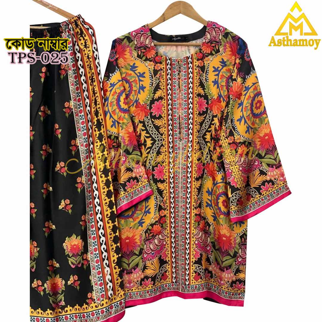 Digital,Printer,2,Piece,Set,Dress,For,Womens,Three,piece,3piece,unstitched,Party,Wear,Sarara,Sharara,Traditional,Fashion,Clothing,shalwar,kameez,arrivals,printed,kurti,শারারা,থ্রি-পিস,ড্রেস,Kamij