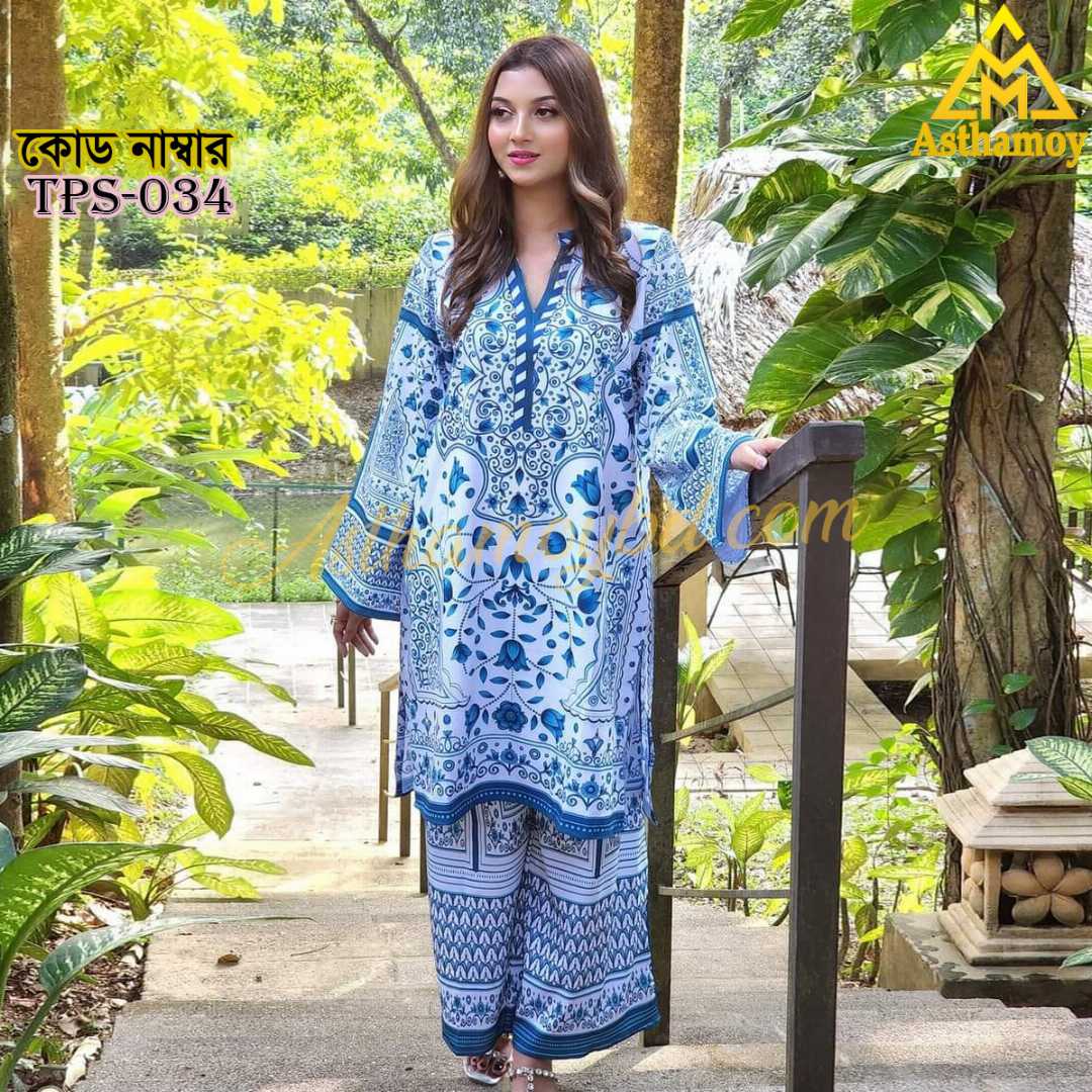 Digital,Printer,2,Piece,Set,Dress,For,Womens,Three,piece,3piece,unstitched,Party,Wear,Sarara,Sharara,Traditional,Fashion,Clothing,shalwar,kameez,arrivals,printed,kurti,শারারা,থ্রি-পিস,ড্রেস,Kamij