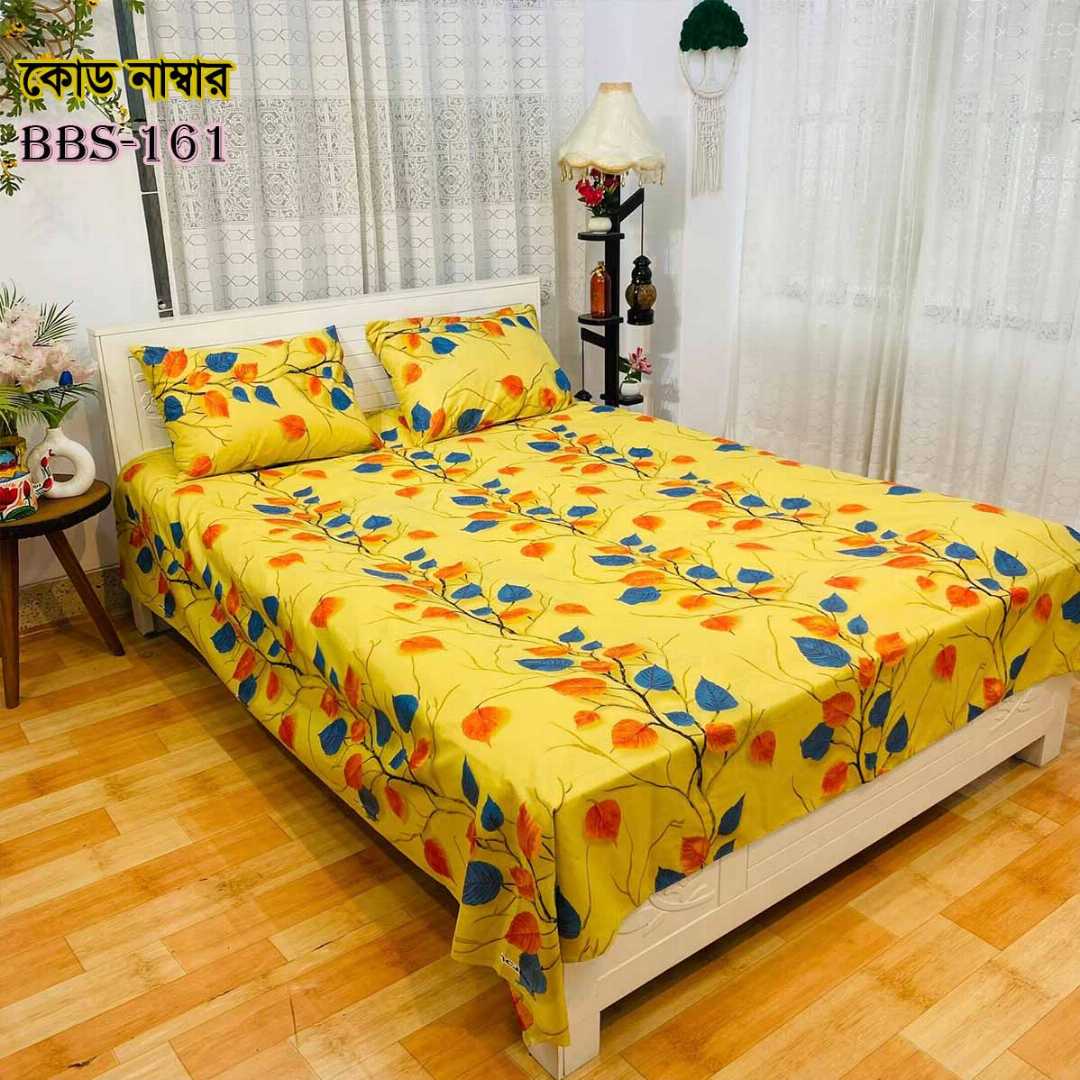AC,HOME,TEX,King,Size,Bed,Sheet,with,Two,Pillow,Covers,Premium,Quality,100%,Twill,Cotton,Panel,Twill,Tuwel,Digital,Home,Text,Bed,Sheets,Premium,Quality,Double,size,bed,sheet,বেডশীট,বিছানার,চাদর
